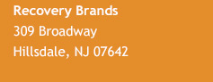 Recovery Brands, 309 Broadway, Hillsdale, NJ 07642